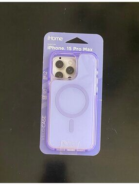 iHome Case for iPhone 15 Pro Max Purple